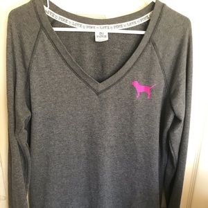 PINK Victoria’s Secret gray sweatshirt M
